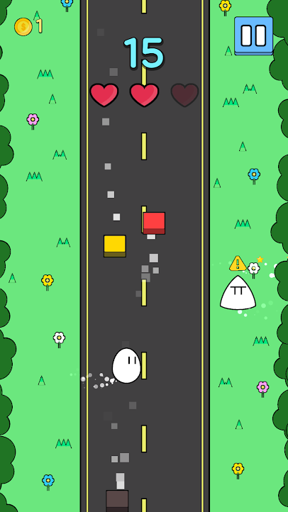 Across the Road mobile game