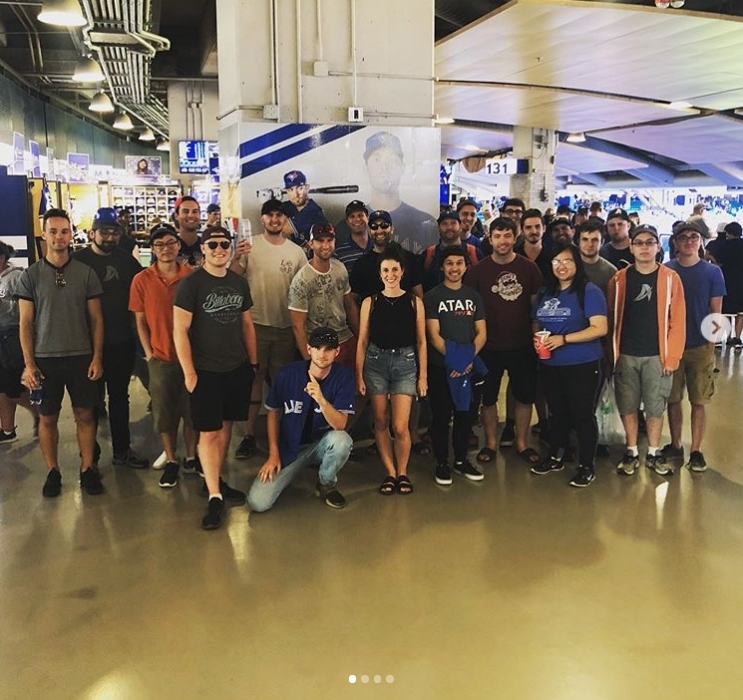 ADknown group photo at Rogers Center in Toronto.
