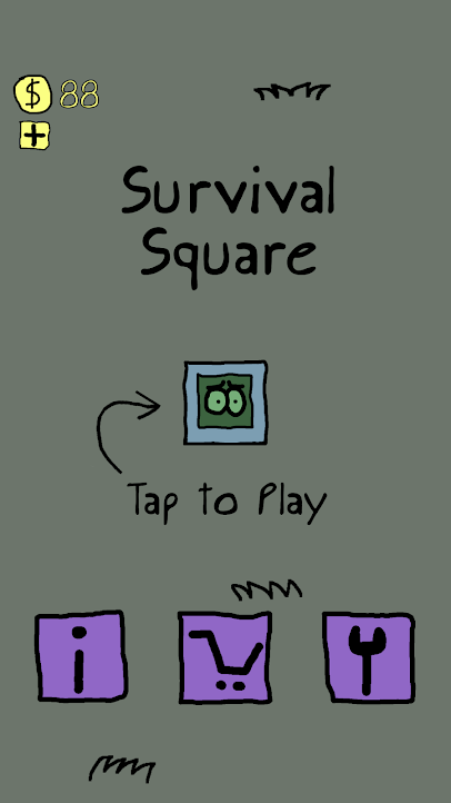 Survival Square mobile game