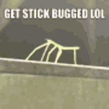 Get stickbugged lol